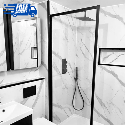 Wet Wall Panels Calcutta Marble - MATT 2.8M
