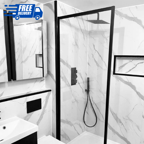 Wet Wall Panels Calcutta Marble - MATT 2.8M