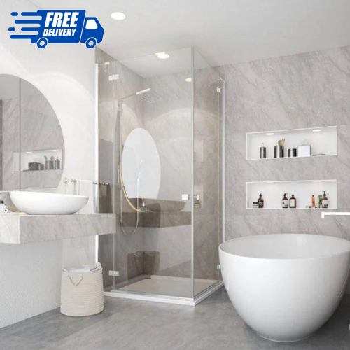 Wet Wall Panels Grey Marble - GLOSS 2.8M