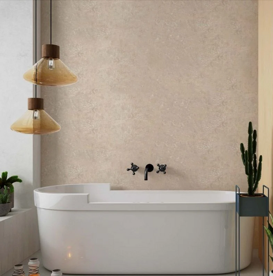 Wet Wall Panels Beige Concrete- GLOSS 2.4M (Free Delivery Australia wide for over 8 panels)