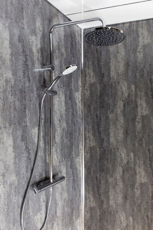 Wet Wall Panels Loft Concrete - MATT 2.4M (Free Delivery Australia wide for over 8 panels)